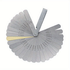 32 Blades Range Finder Feeler Gauge 0.04-0.88mm Gap Size Copper Sheet