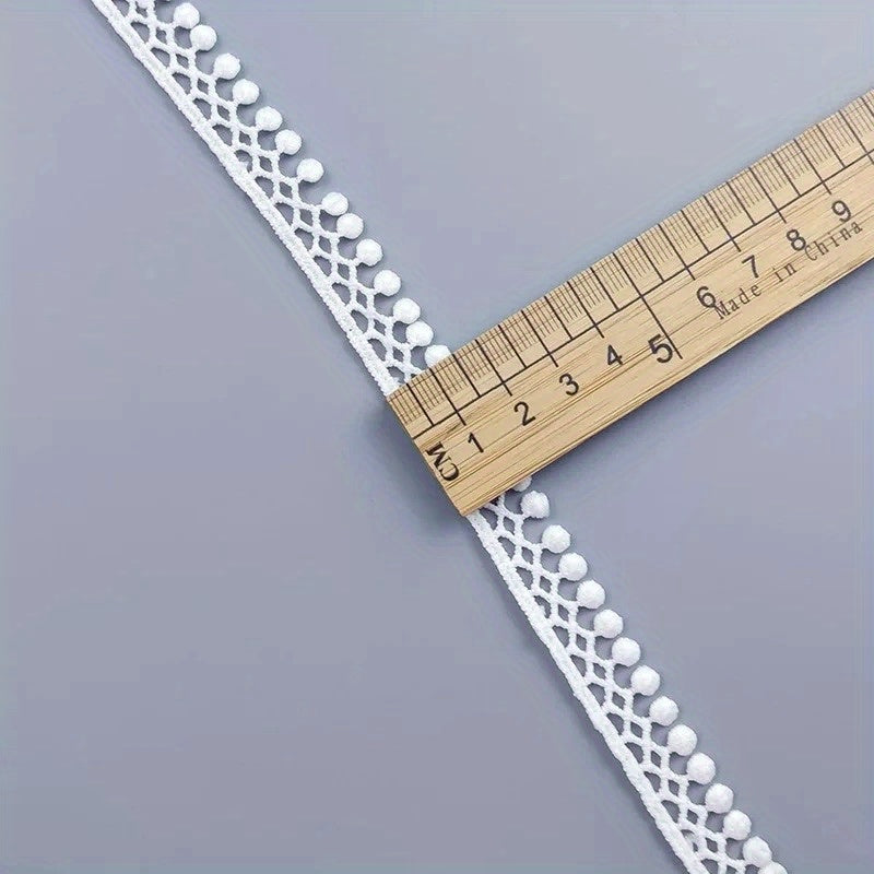 5 Yards 15mm Wide Cotton Tassel Lace Embroidery Ribbon Trim