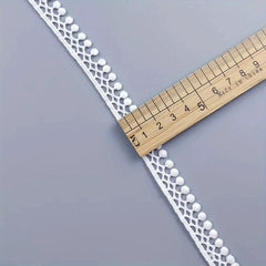 5 Yards 15mm Wide Cotton Tassel Lace Embroidery Ribbon Trim
