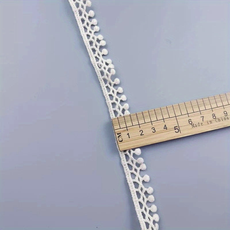 5 Yards 15mm Wide Cotton Tassel Lace Embroidery Ribbon Trim