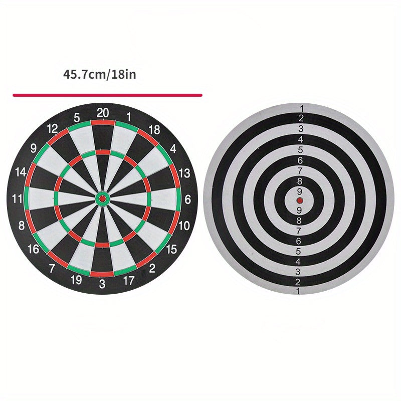 Double Sided Flocking Dart Board Indoor Entertainment Toy