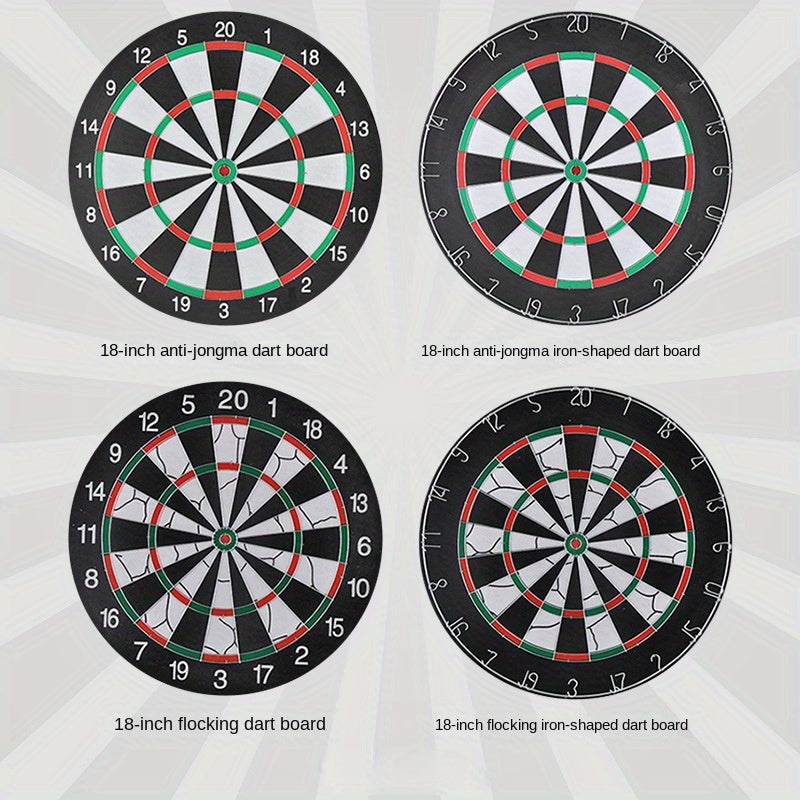 Double Sided Flocking Dart Board Indoor Entertainment Toy