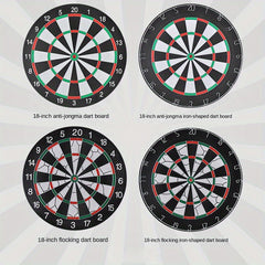 Double Sided Flocking Dart Board Indoor Entertainment Toy
