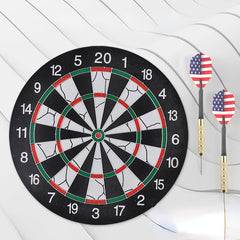 Double Sided Flocking Dart Board Indoor Entertainment Toy