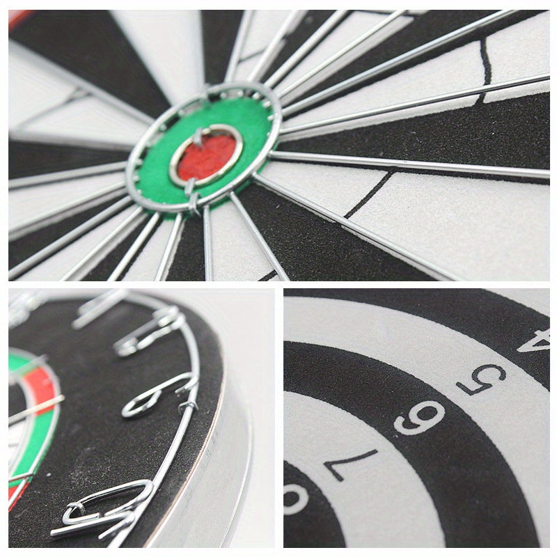 Double Sided Flocking Dart Board Indoor Entertainment Toy