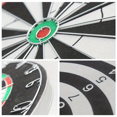 Double Sided Flocking Dart Board Indoor Entertainment Toy