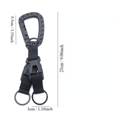 Nylon Webbing Buckle Portable Bag Backpack Hanging Buckle Pendant