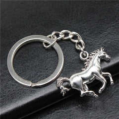 Vintage Horse Pendant Keychain for Women Girls