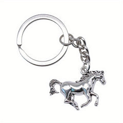Vintage Horse Pendant Keychain for Women Girls