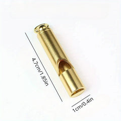 Brass Whistle for Outdoor Survival and Referee Training