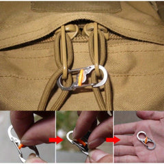 S Buckle Keychain Mini Quick Hanging Buckle