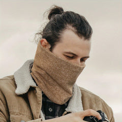 Winter Knitted Neck Gaiter Warmer Face Cover Windproof Half Mask Balaclava