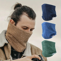 Winter Knitted Neck Gaiter Warmer Face Cover Windproof Half Mask Balaclava
