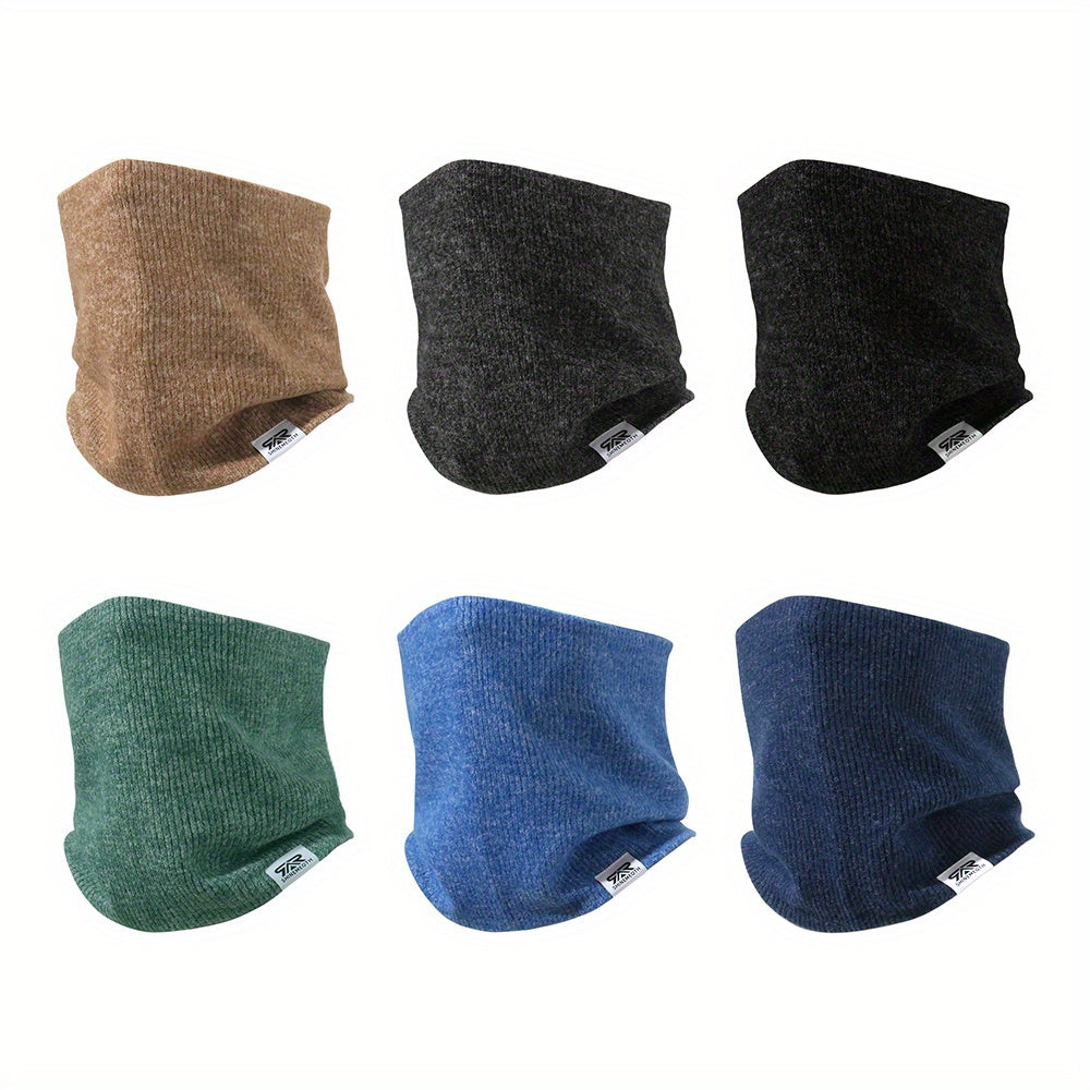 Winter Knitted Neck Gaiter Warmer Face Cover Windproof Half Mask Balaclava