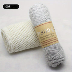 Alpaca Thick Wool Coat Shawl Stick Needlework Yarn Ball