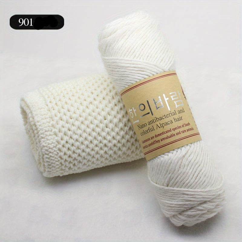 Alpaca Thick Wool Coat Shawl Stick Needlework Yarn Ball