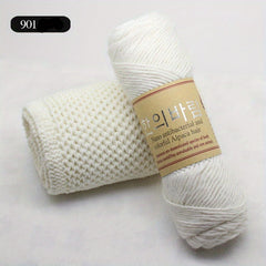 Alpaca Thick Wool Coat Shawl Stick Needlework Yarn Ball