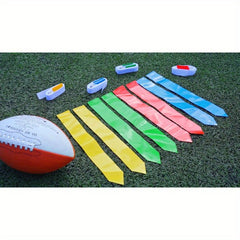 Adjustable Rugby Flag Set for Sports Games Training