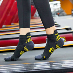 1 Pair Running Socks Thickened Ankle Socks for Men and Women