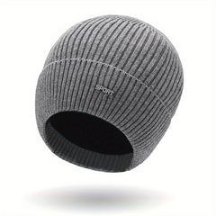 Winter Warm Thick Woolen Hat With Ear Protection for Outdoor Cycling
