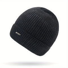 Winter Warm Thick Woolen Hat With Ear Protection for Outdoor Cycling