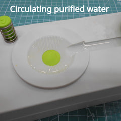 Water Circulation Brush Cleaner Box for Outdoor Painting Tool