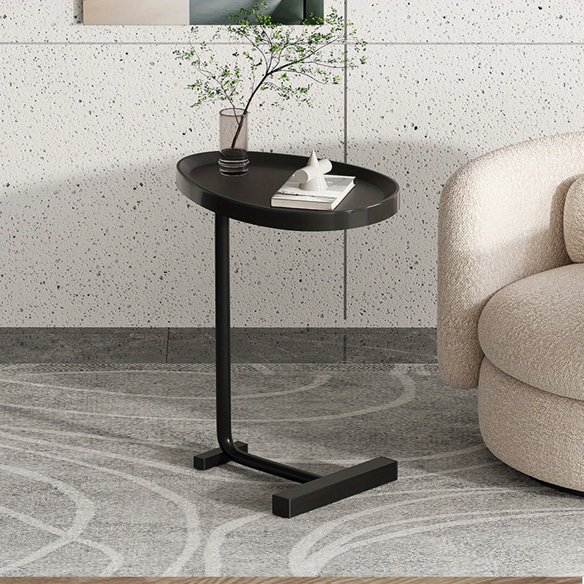 Golden Small Coffee Table Side Table Corner Table Bedside Table