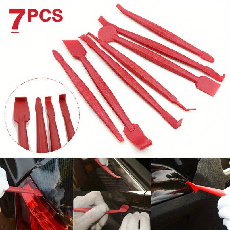 7pcs Car Film Edging Tool for Invisible Change Film - Plastic Tool