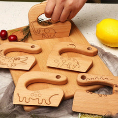 Wooden Cutting Fruit Vegetable Kitchen Tool Set