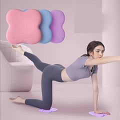 Solid Yoga Knee Pad Non Slip Thicken Protective Pad For Elbow Knee Protection