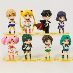 Anime Bishoujo Q Version Dolls Figures Toys Figurine Figurals