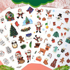4pcs Christmas Snowflakes Stickers DIY Party Decorations