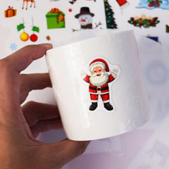 4pcs Christmas Snowflakes Stickers DIY Party Decorations