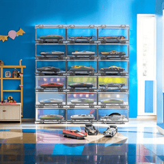 Small Scale Car Model Protection Display Box PVC Dustproof Storage