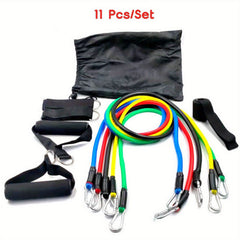 11pcs Resistance Bands Set for Yoga Pilates Gym Exercise