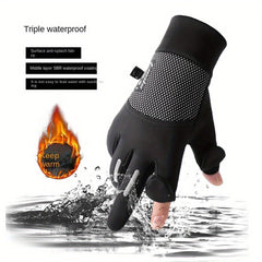 Waterproof Silicone Anti-Slip Winter Gloves Touchscreen