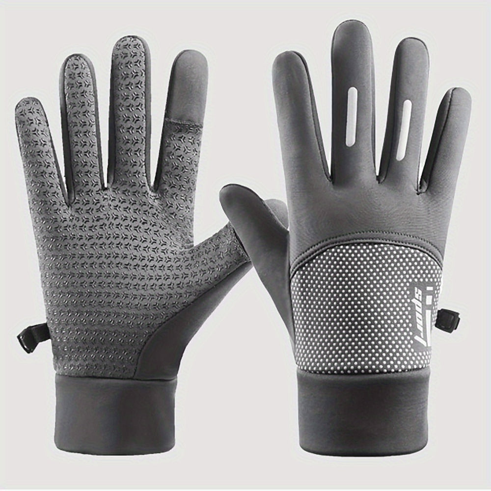 Waterproof Silicone Anti-Slip Winter Gloves Touchscreen