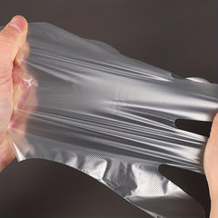 100 Pack Plastic Disposable Gloves Cooking Meal Preping Kitchen BBQ Cleaning