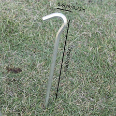 1pc Aluminum Alloy Tent Peg Hexagonal Peg Ground Tent Nail