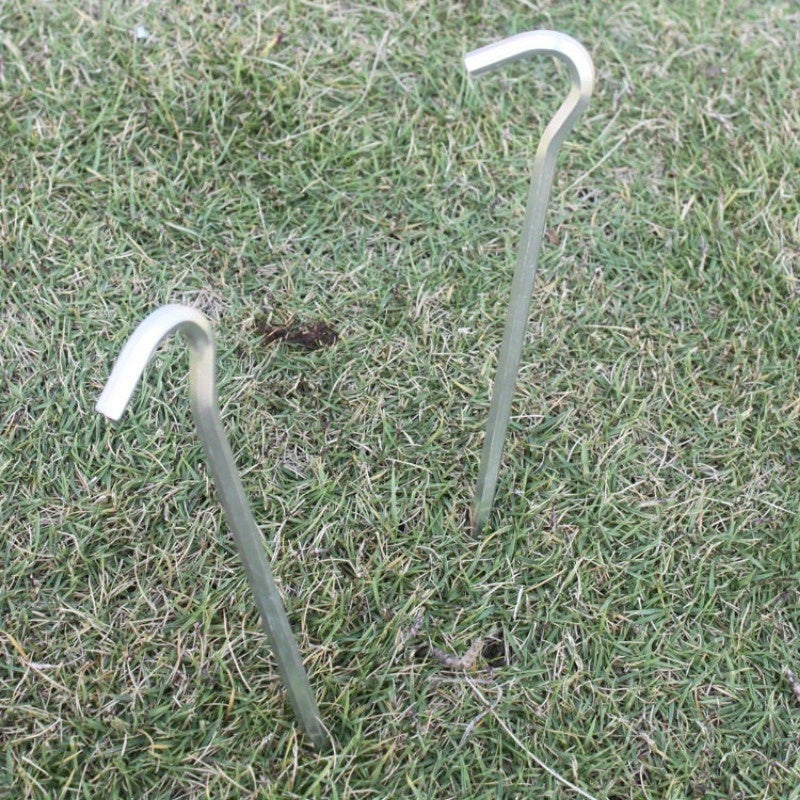 1pc Aluminum Alloy Tent Peg Hexagonal Peg Ground Tent Nail