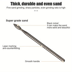 30pcs Diamond Grinding Burr Needle Point for Glass Jade Stone 2.35 3mm Drill Bit