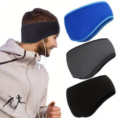 Winter Ear Muffs Headband Fleece Sports Headband for Men and Women