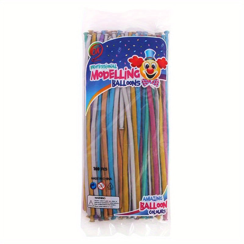 100pcs Modelling Balloons 260 Twisting Long Balloons DIY Animal Balloon