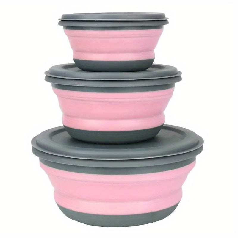 Portable Folding Bowl for Outdoor Camping and Travel
