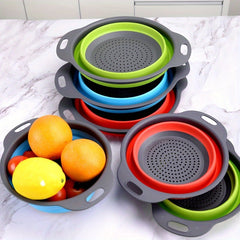 Silicone Water Filter Basket Fruit Basket Silicone Drainer Tray