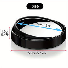 2pcs Round Blind Spot Mirrors Wide Angle Stick On Rearview Mirrors
