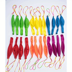 6 Colorful Punch Balloons: Birthday Party Favors & Outdoor Toys