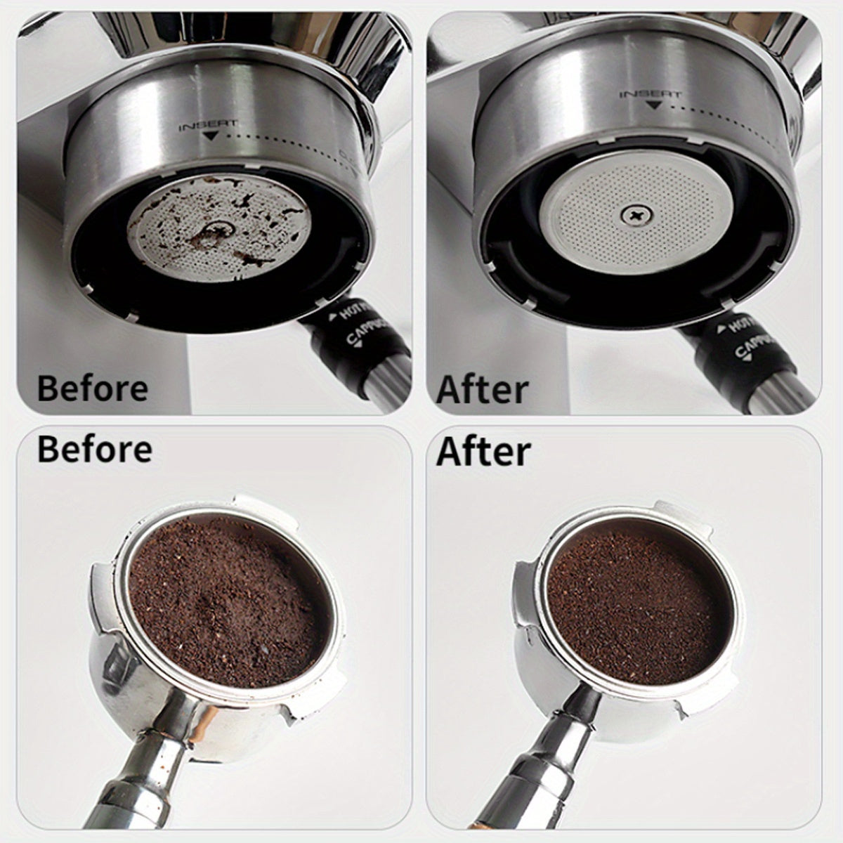 Reusable Stainless Steel Coffee Filter 51/54/58mm