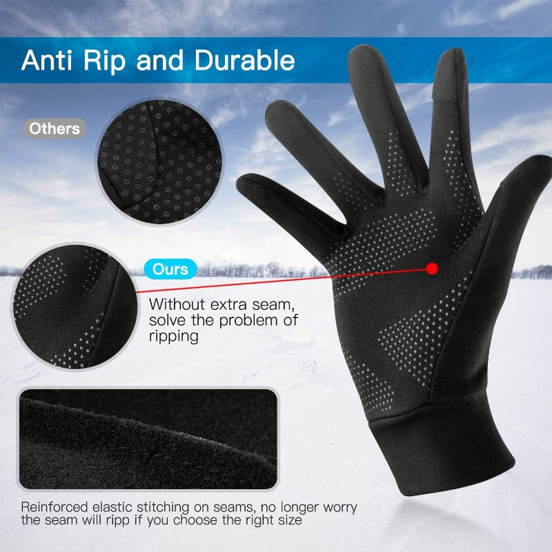Touch Screen Non-slip Gloves Winter Warm Gloves For Cycling Driving