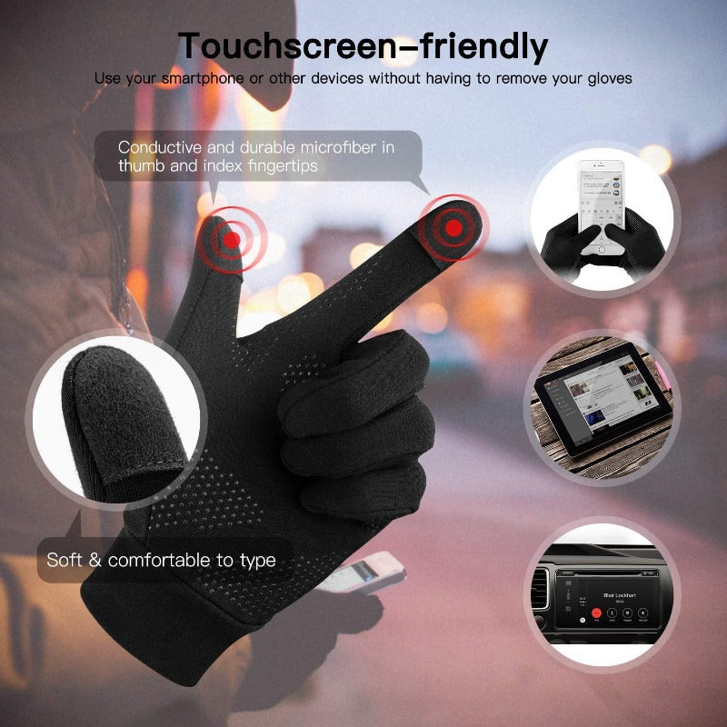 Touch Screen Non-slip Gloves Winter Warm Gloves For Cycling Driving